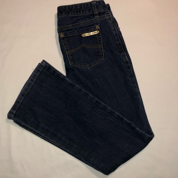 Michael Kors Stretch Bootcut Denim Jeans size 2P - Picture 1 of 5